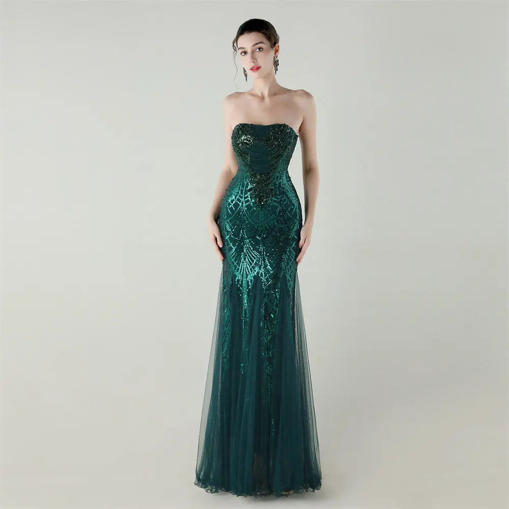 Sequin Maxi Dress