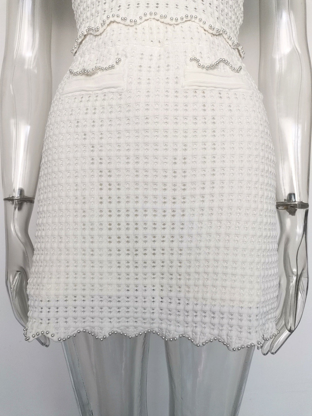 Ruffle Trim Knit Sweater