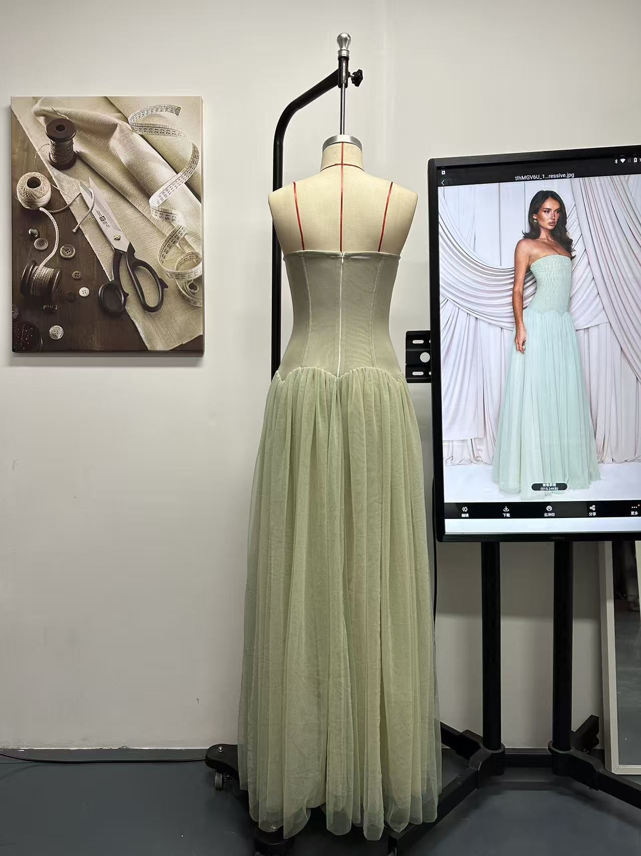 Maxi Dress - Green