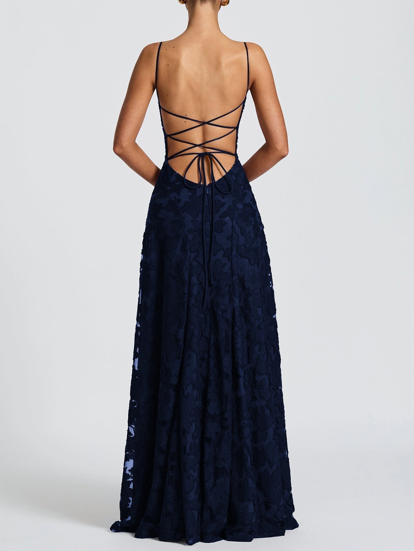 Maxi Dress-Dark Blue