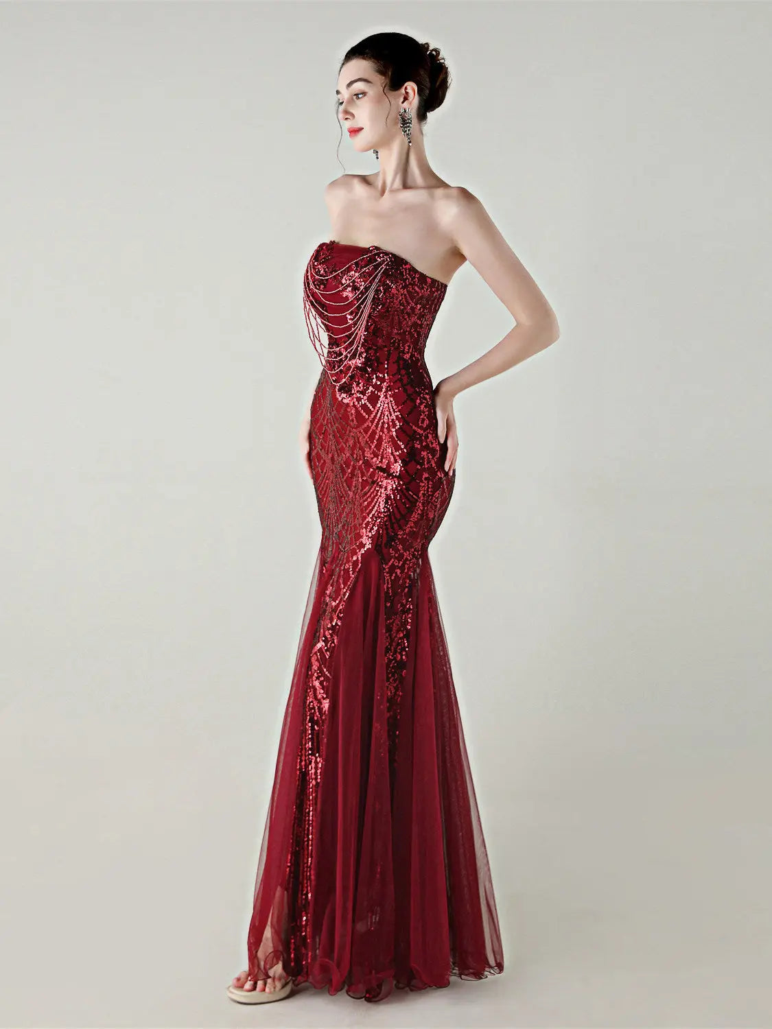 Sequin Maxi Dress