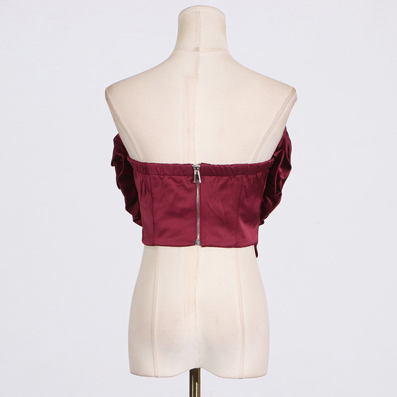 3d Flower Waist Mini Dress