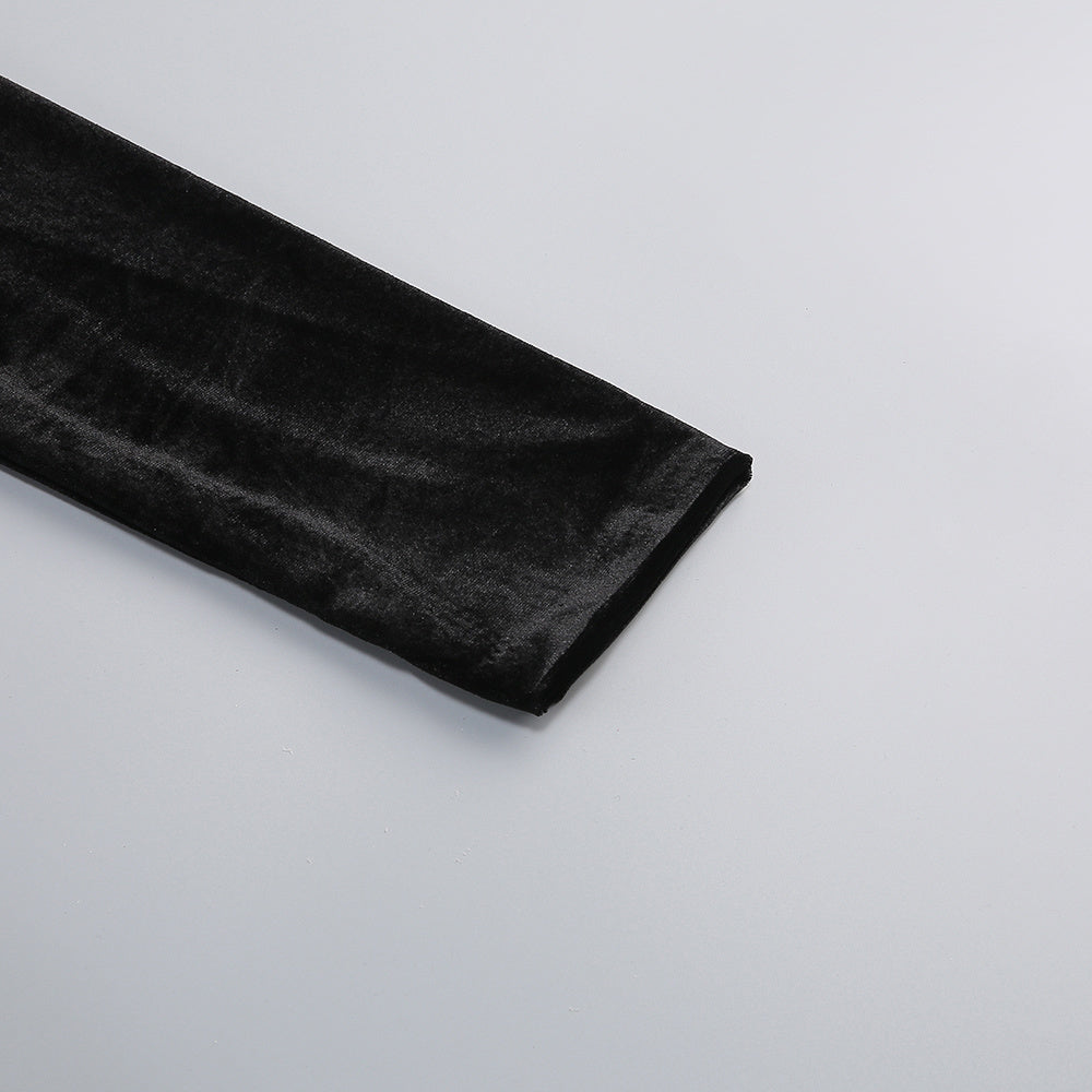 Cascade Maxi Dress in Black