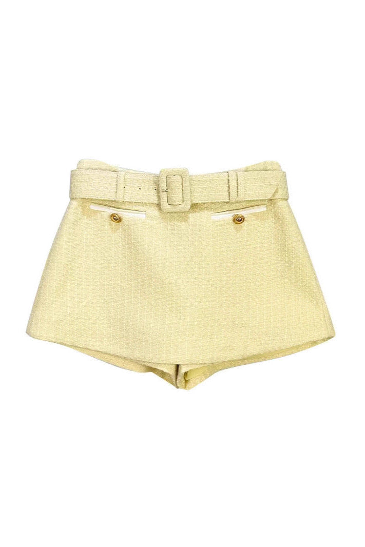 Boucle Skort in Yellow