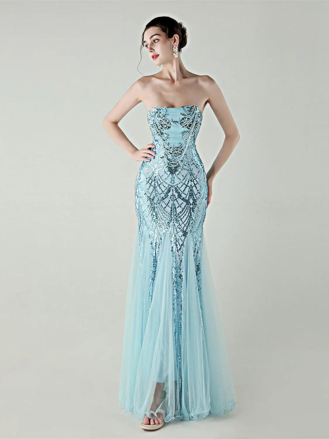 Sequin Maxi Dress