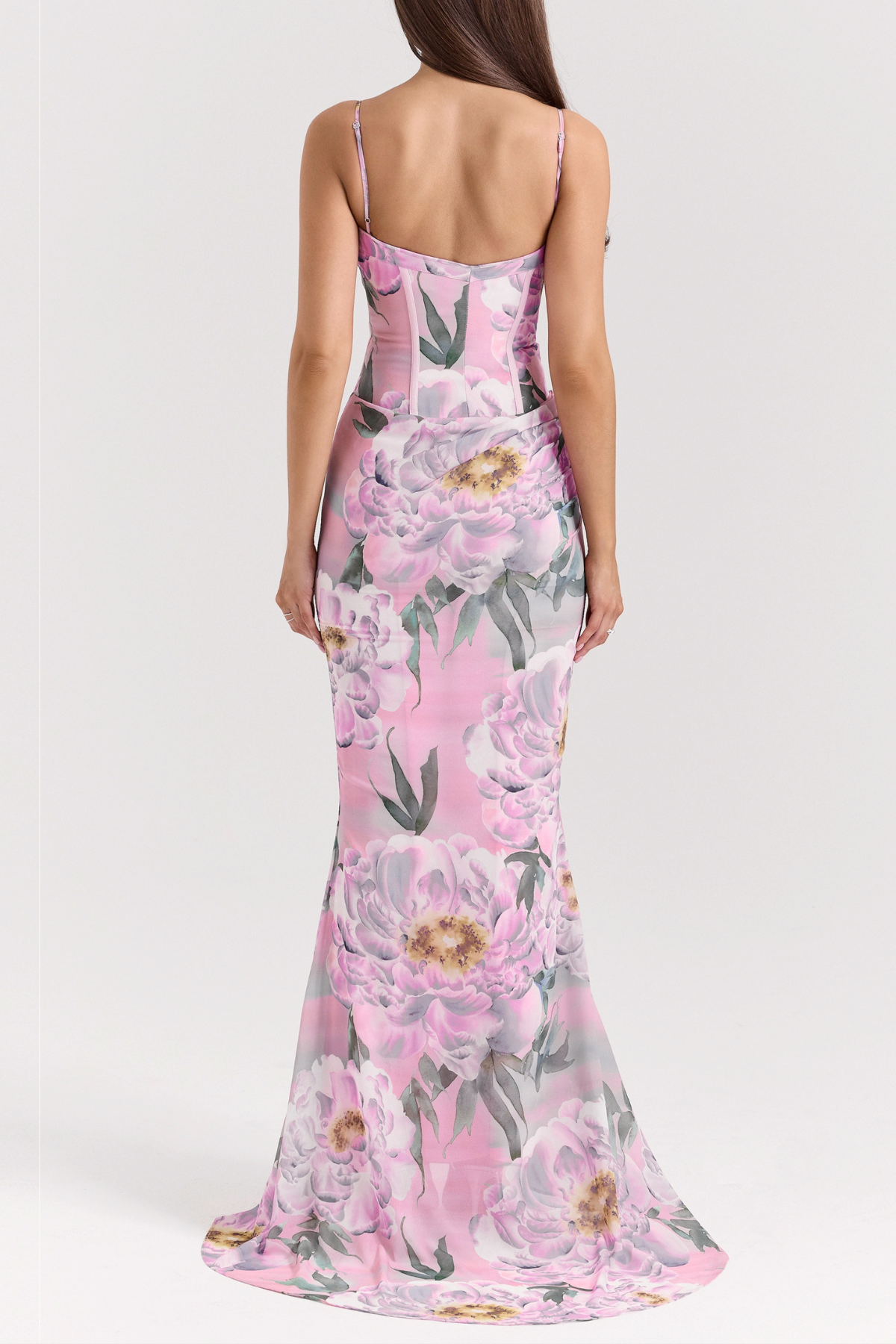 Floral Corset Maxi Dress