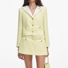 Boucle Skort in Yellow