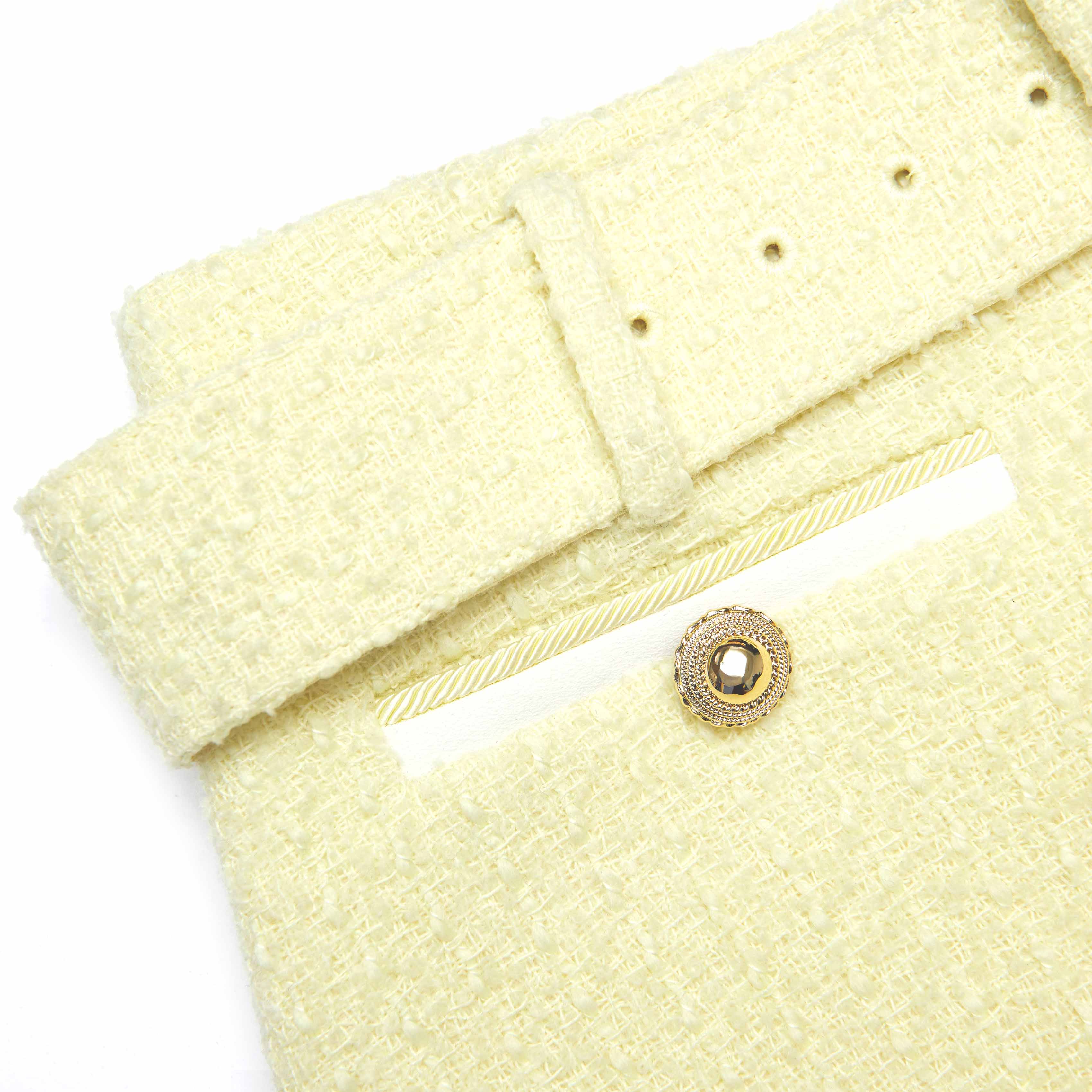 Boucle Skort in Yellow