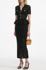 Black Midi Dress