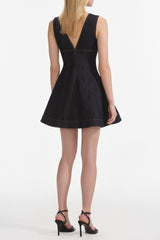 Indigo Denim Mini Dress
