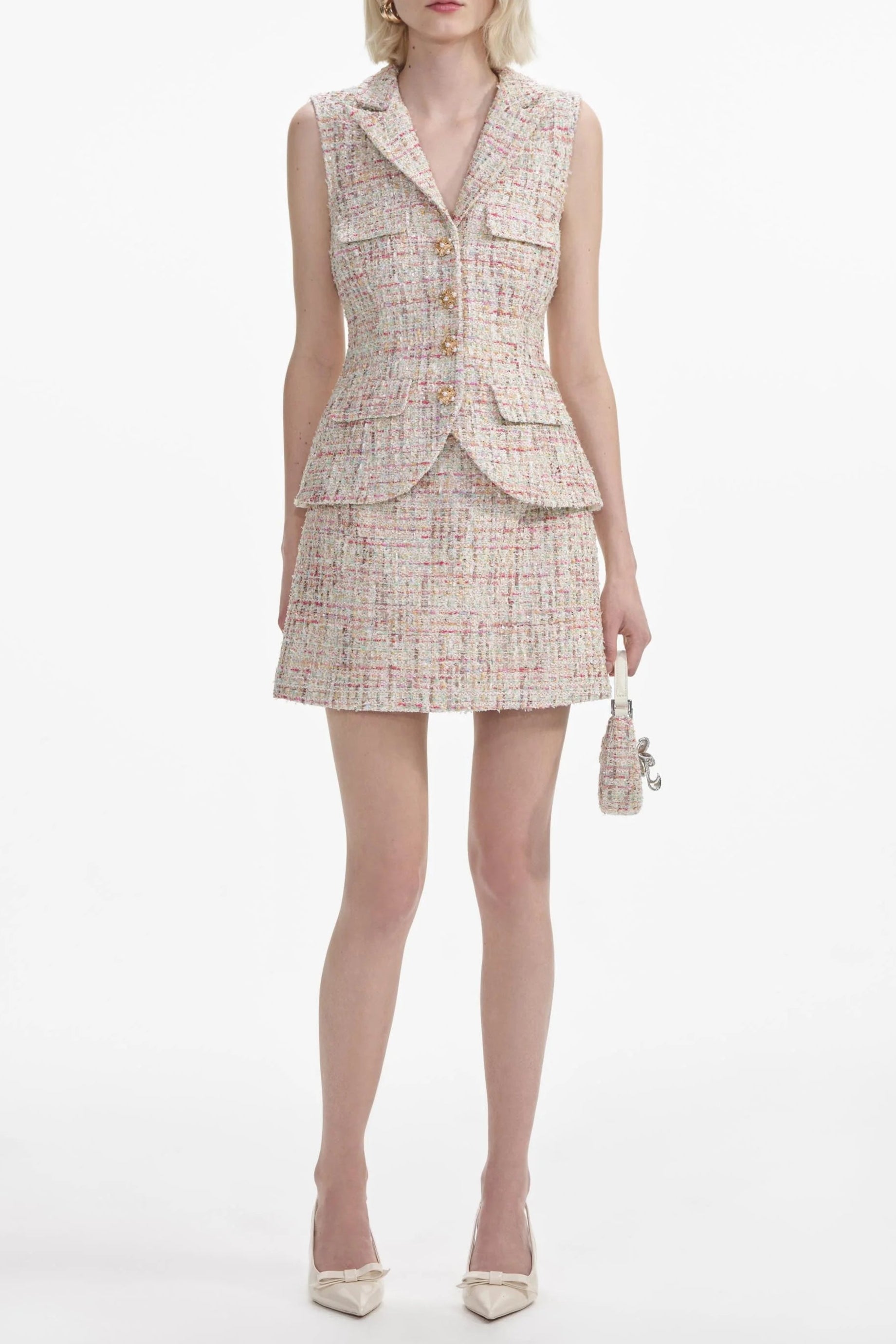 Boucle Mini Dress