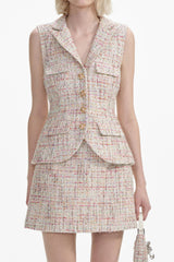 Boucle Mini Dress