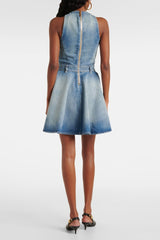 Denim Sleeveless Mini Dress