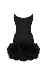 Flower Mini Bandage Dress