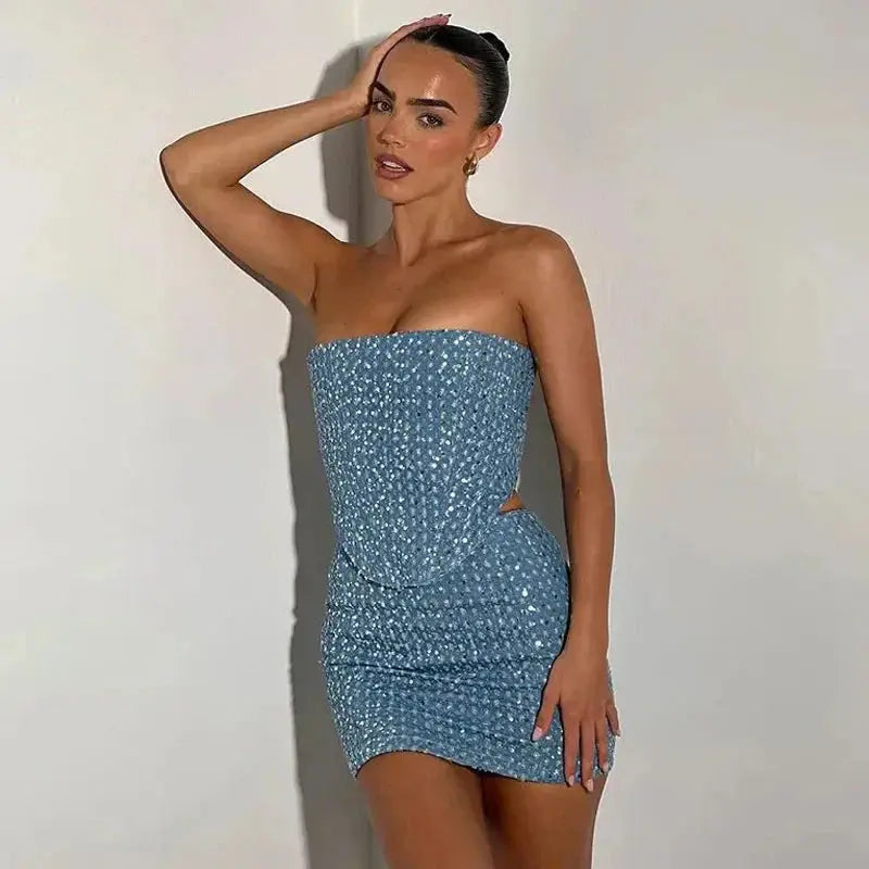Sequin Two Piece Set