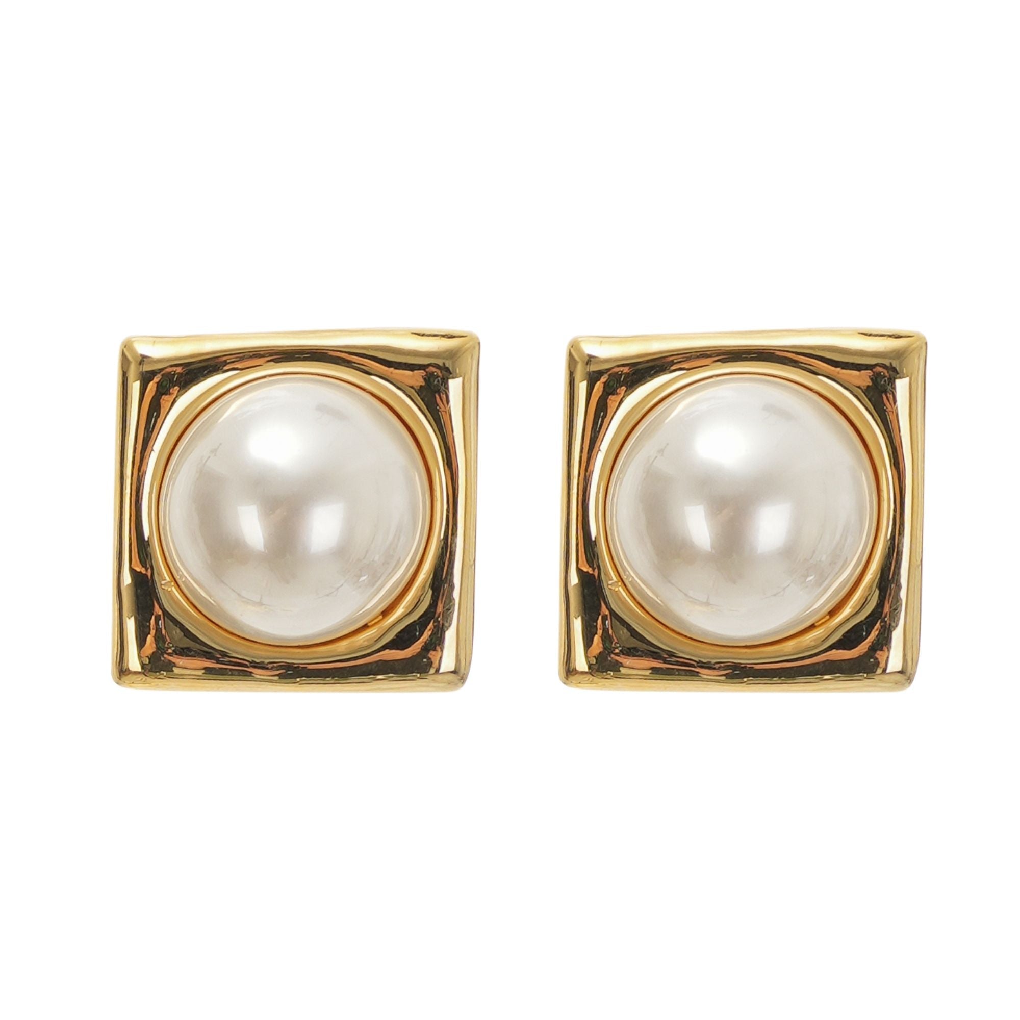 Faux-Square Earrings
