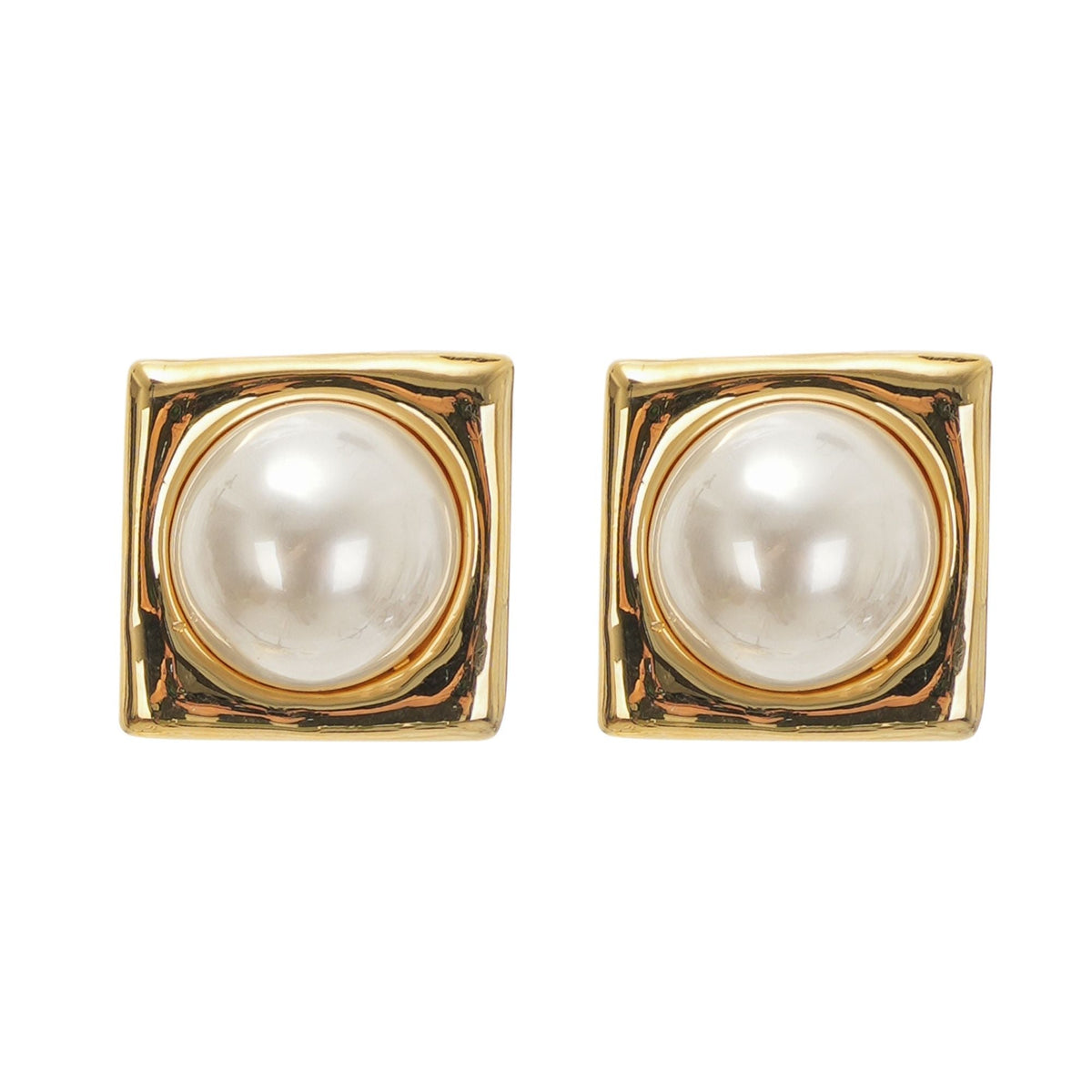 Faux-Square Earrings