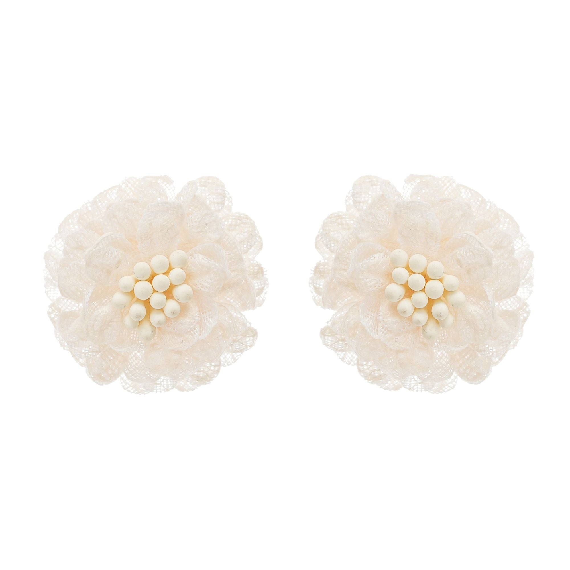 Floral-Motif Earrings