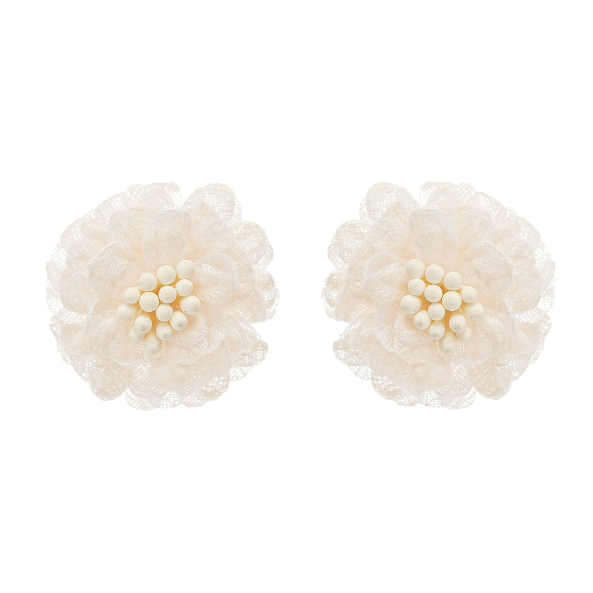 Floral-Motif Earrings