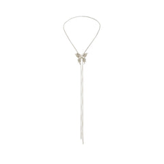 Adjustable Butterfly-Charm Necklace