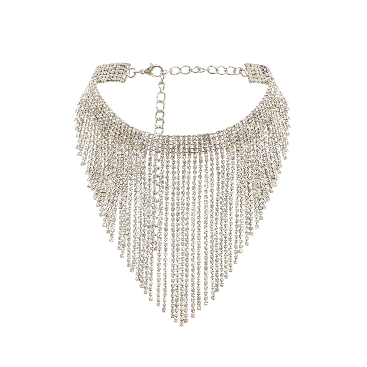 Fringed Crystal Necklace