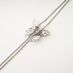 Adjustable Butterfly-Charm Necklace