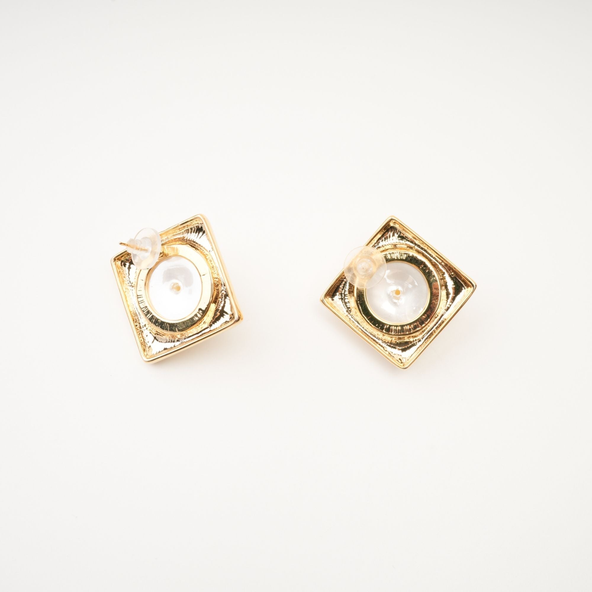 Faux-Square Earrings