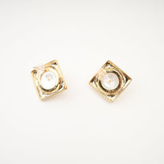 Faux-Square Earrings