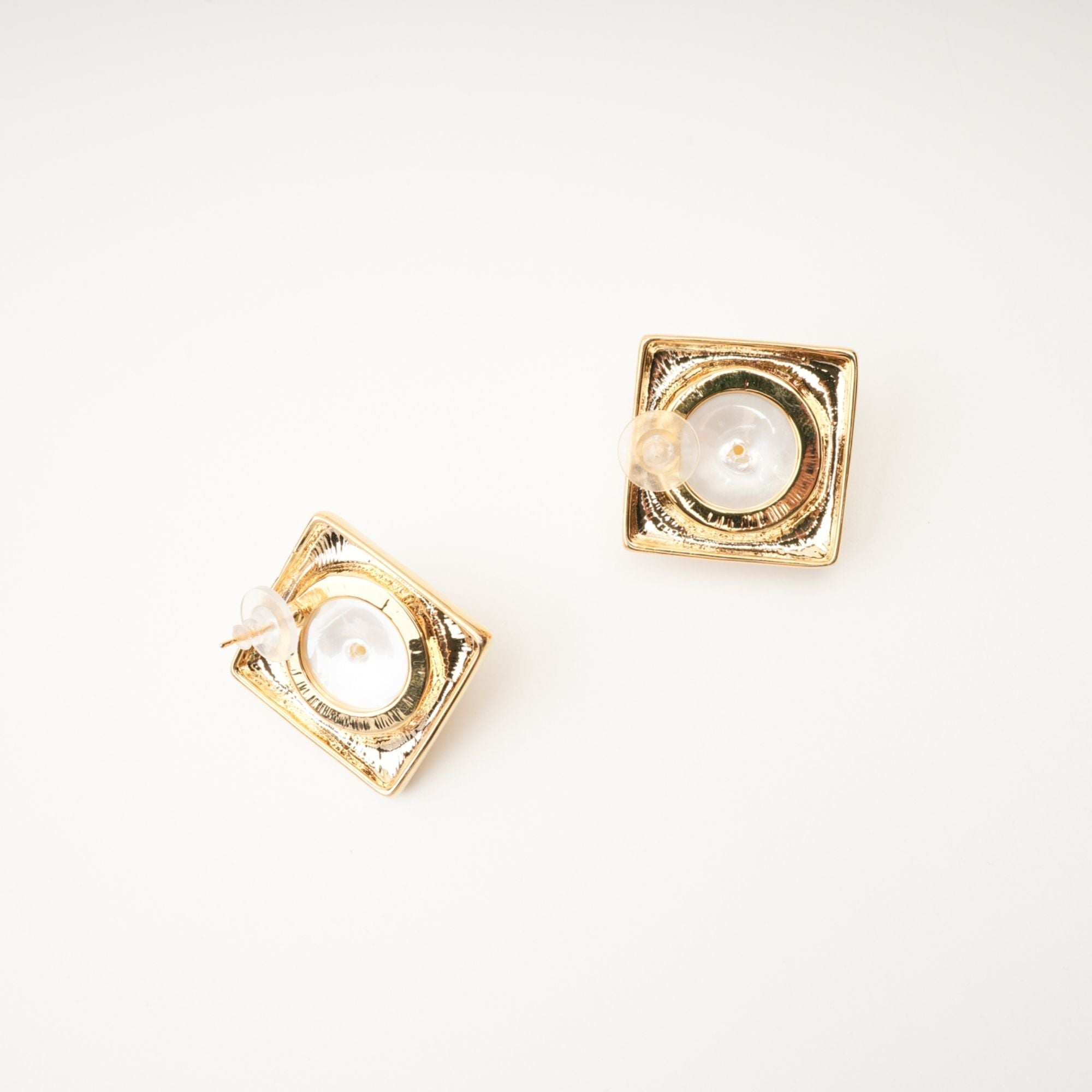 Faux-Square Earrings