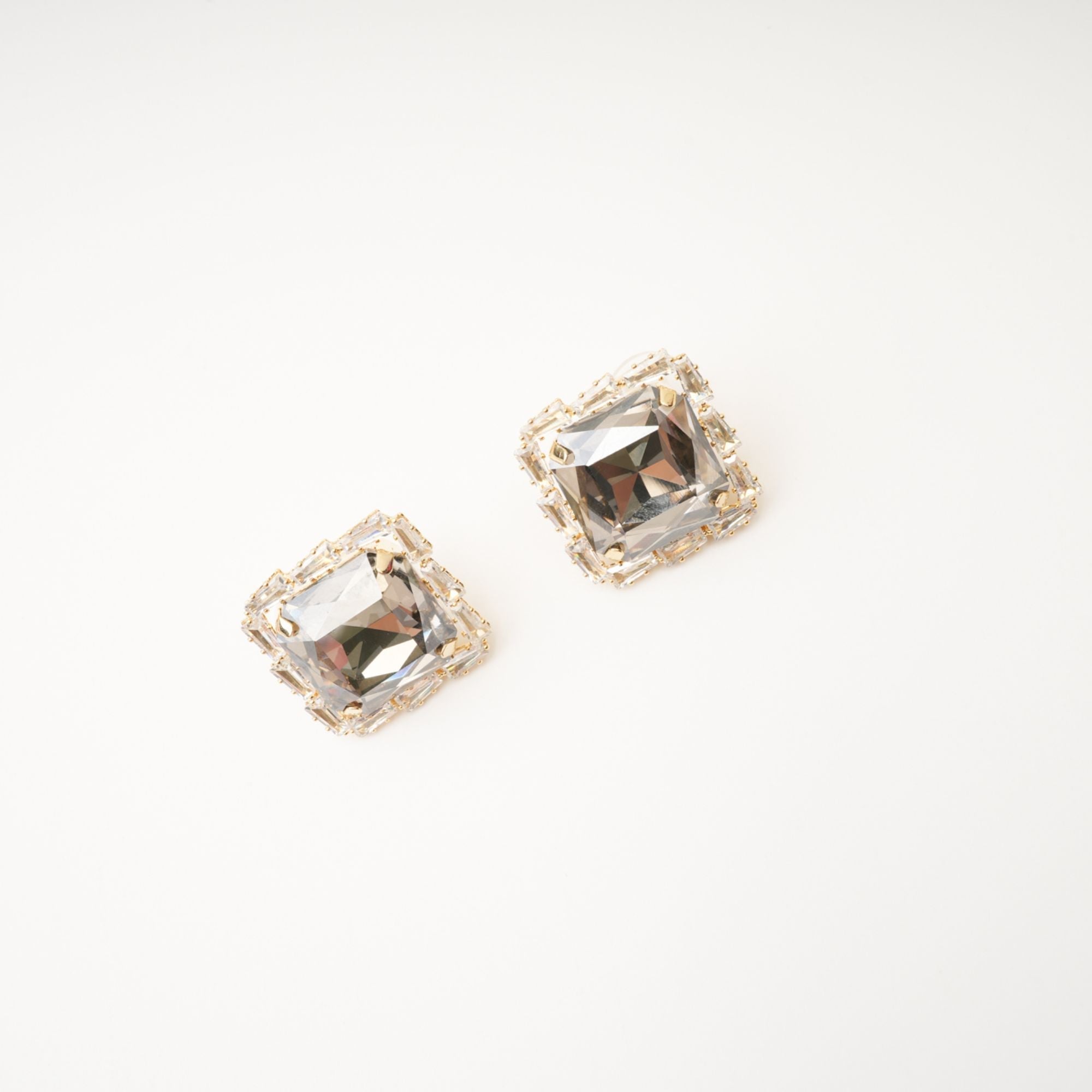 Embellished Square Earrings