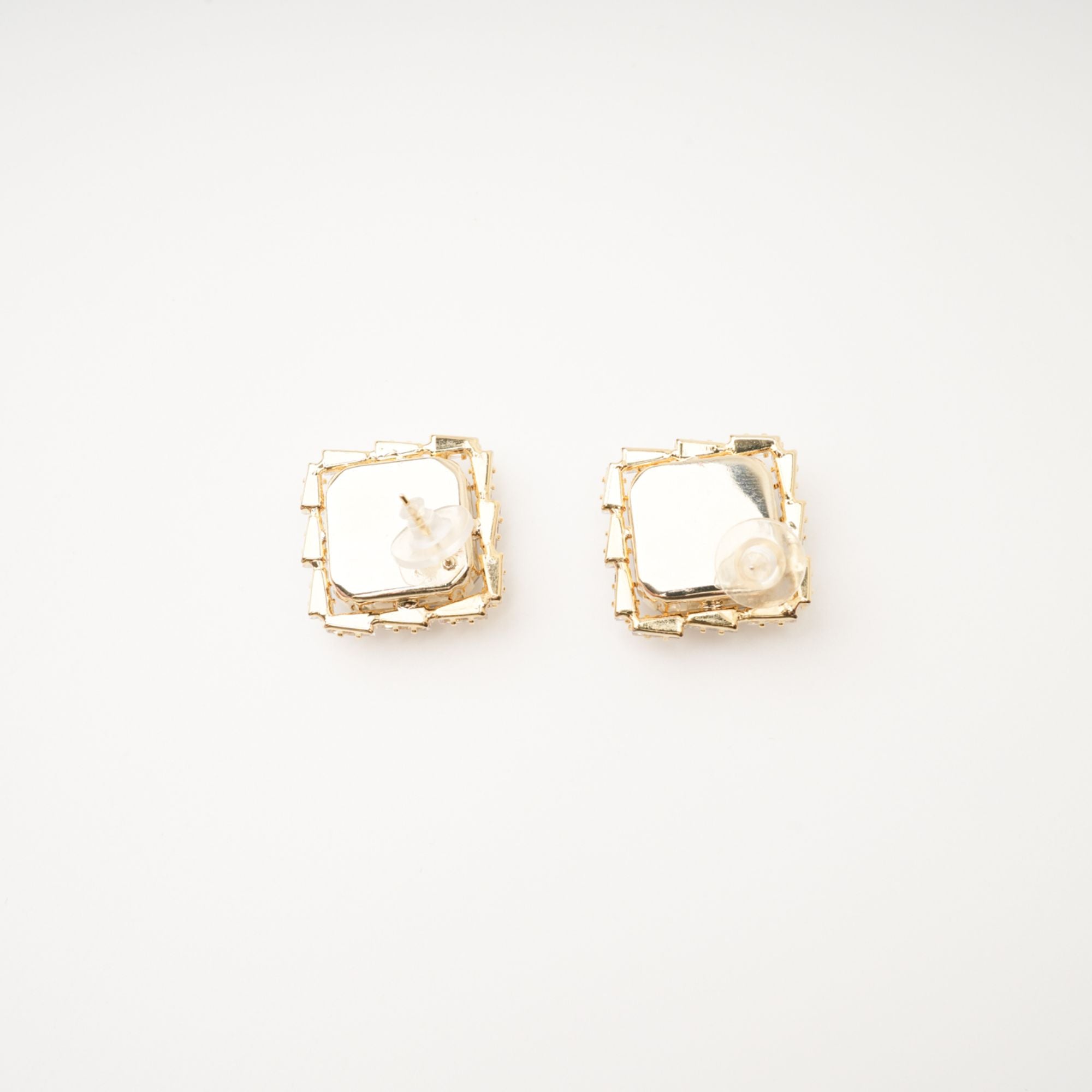 Embellished Square Earrings