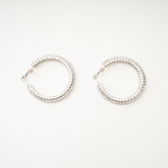 Crystal Circle Earrings