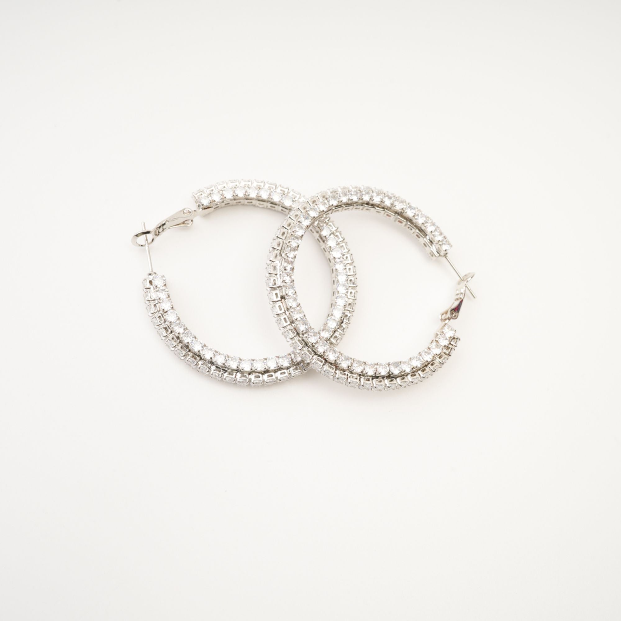 Crystal Circle Earrings