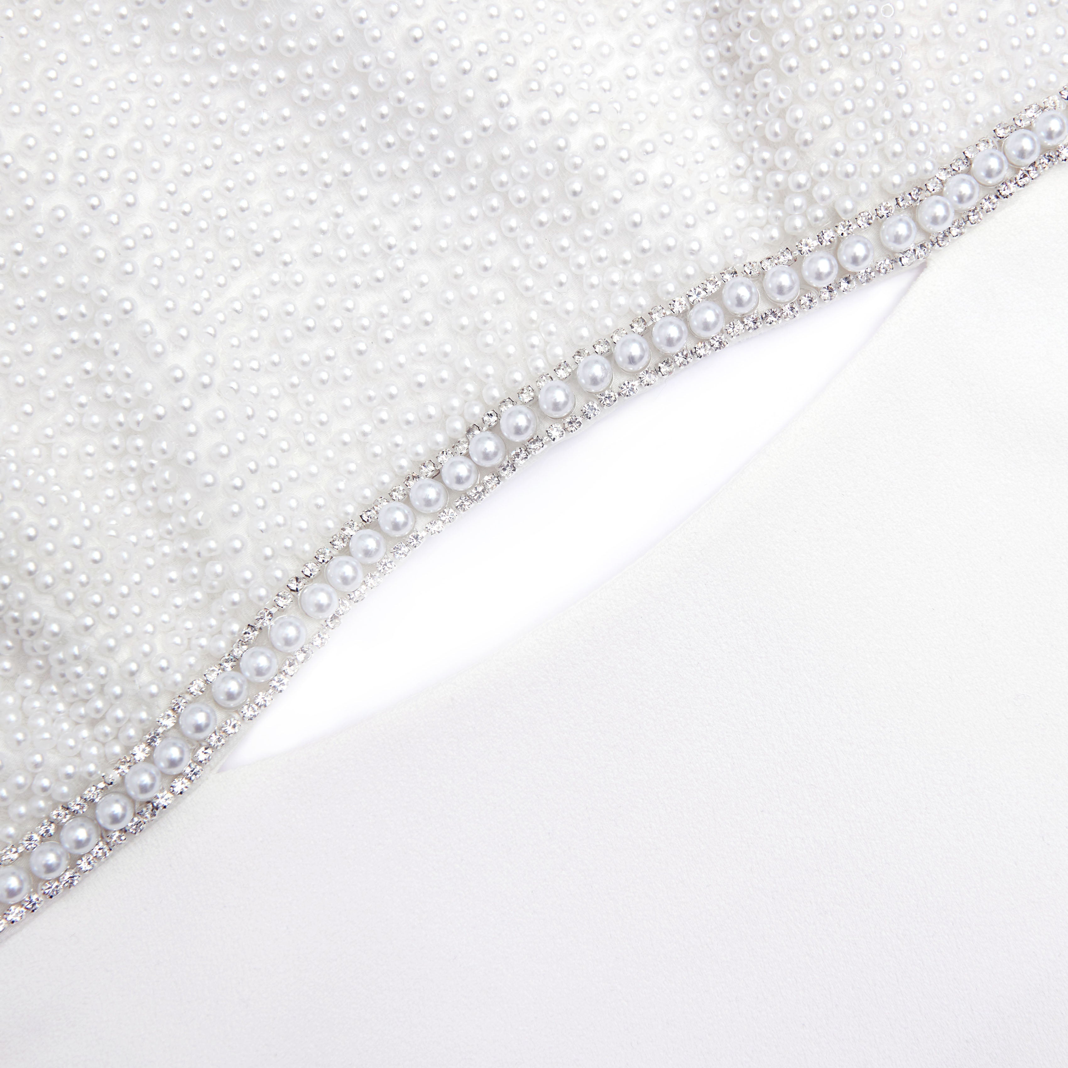 White Crepe Mini Dress