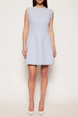 Sleeveless Mini Dress in Blue