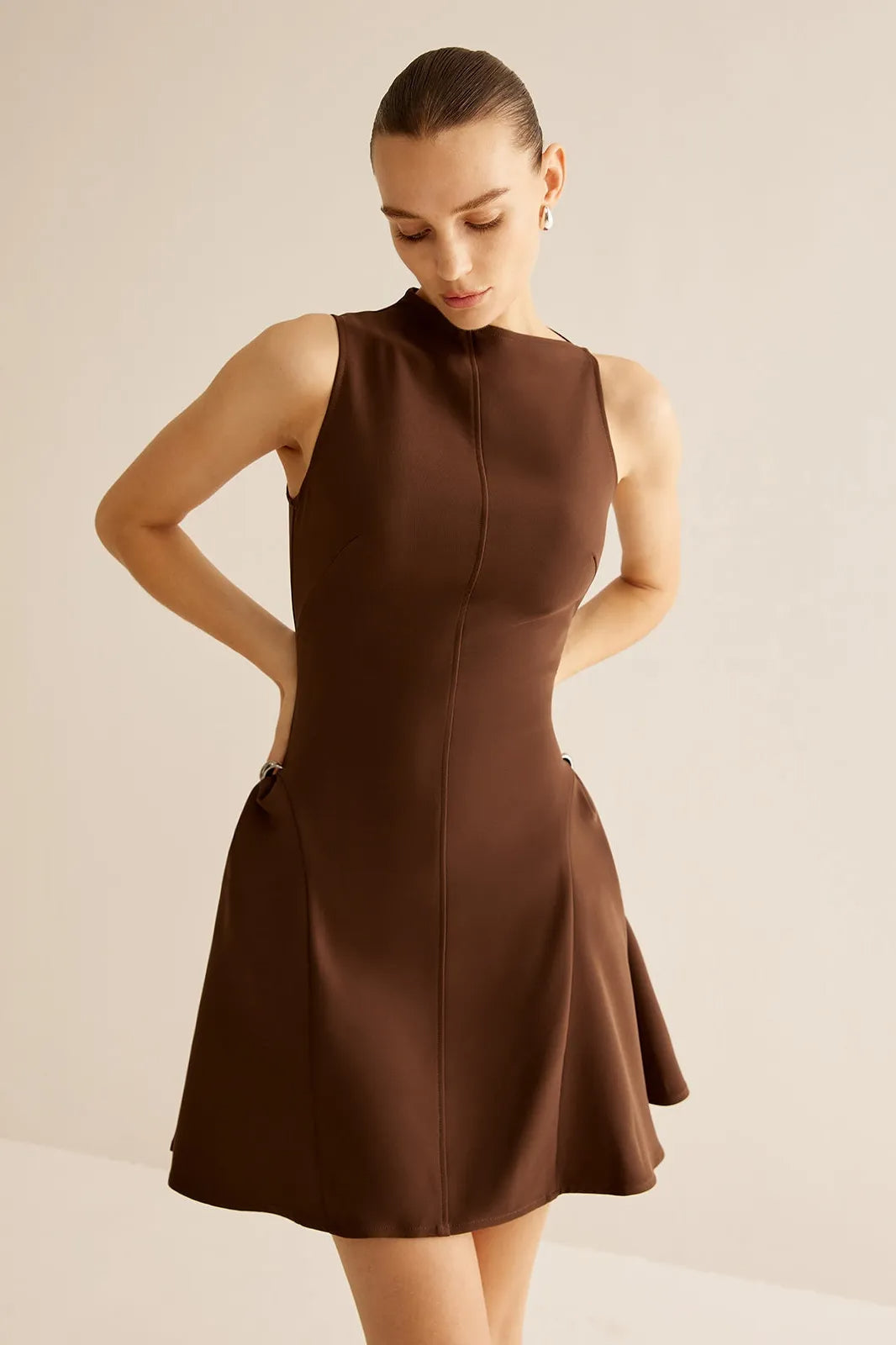 Asymmetrical Mini Dress