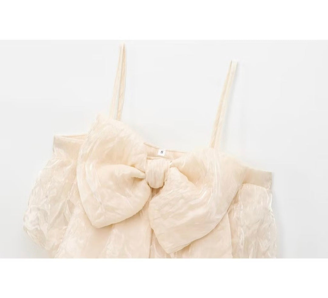 Bownot Top In Ivory