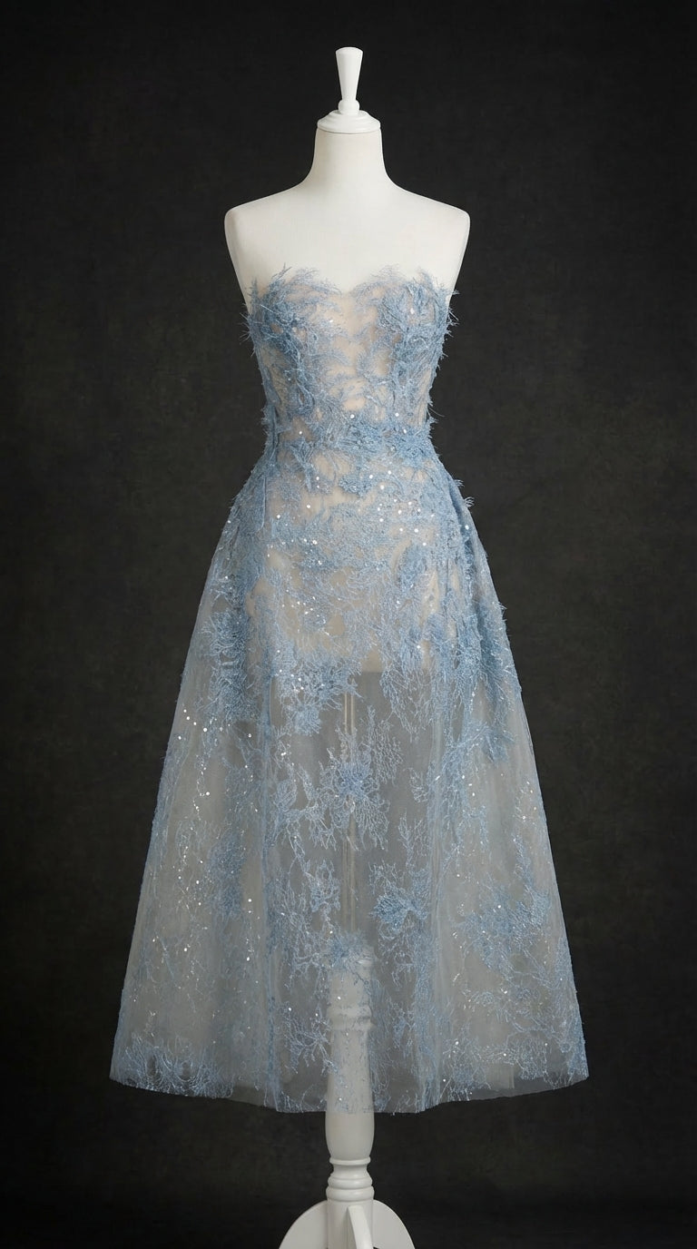 Blue Lace Dress