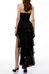 Cut-Out Maxi Dress in Black
