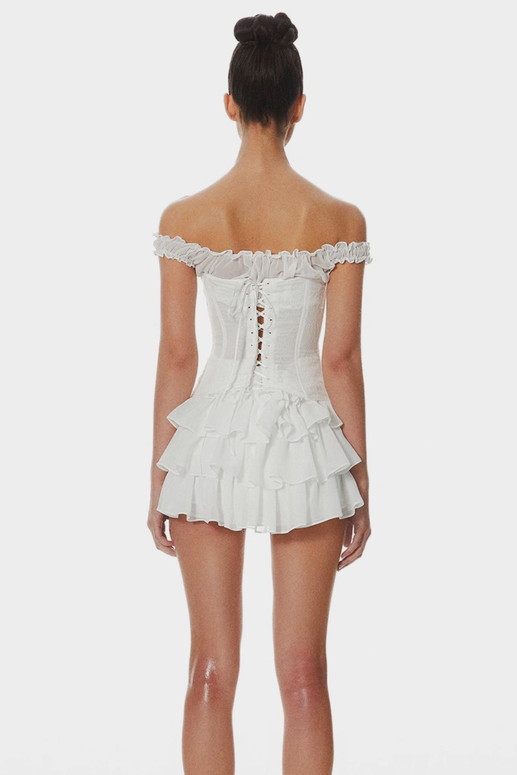 Lace Off Shoulder Corset