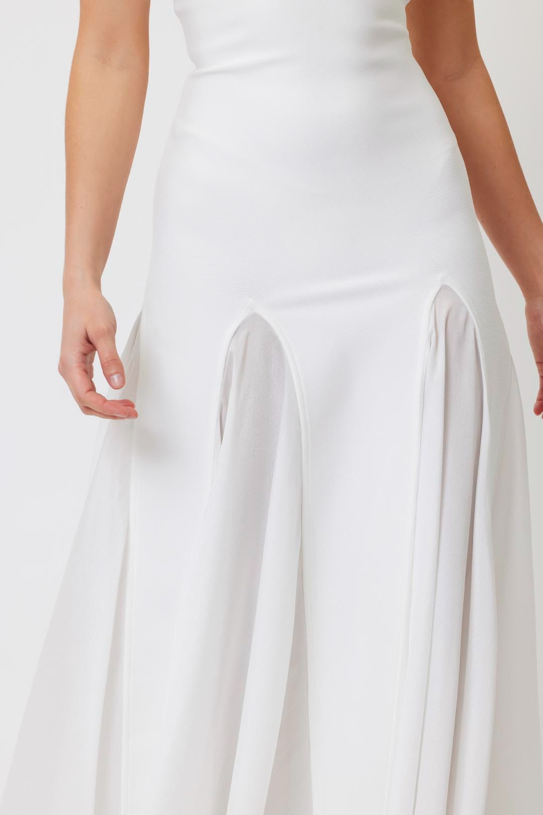 Mesh Maxi Bandage Dress