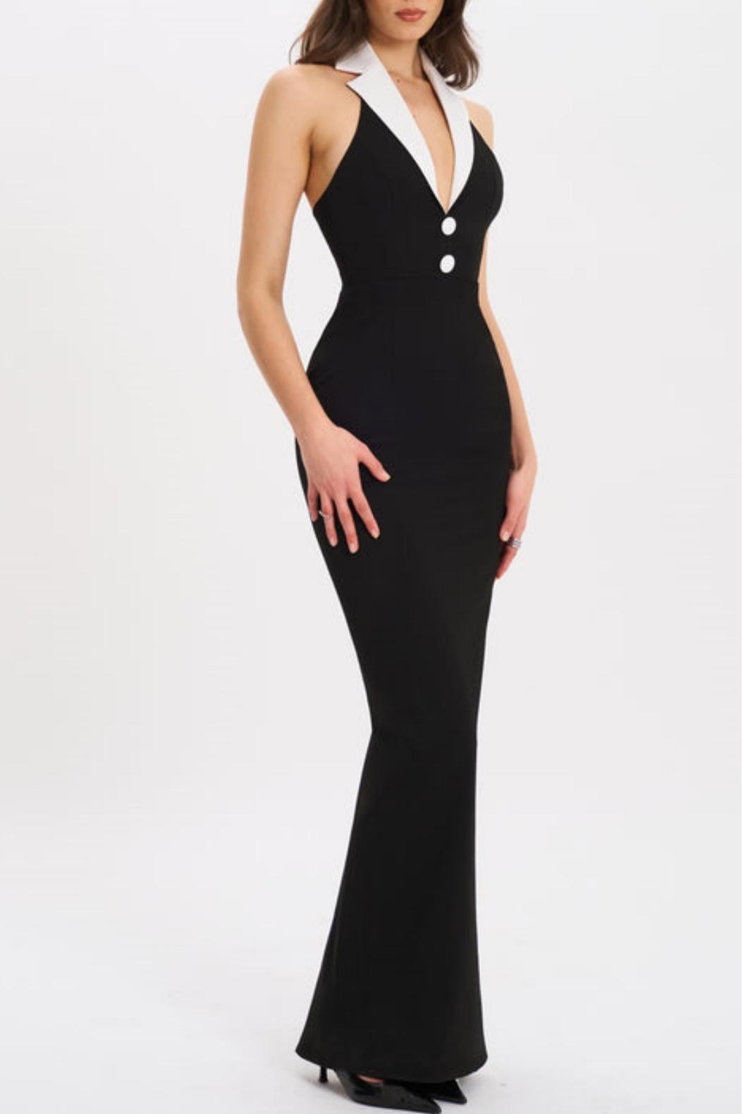 Halter Maxi Bandage Dress