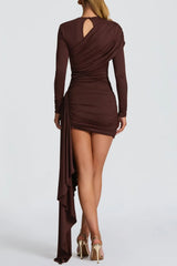 Yetera Mini Dress - Brown