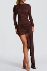 Yetera Mini Dress - Brown