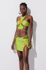 Flower Three Piece Swimwear