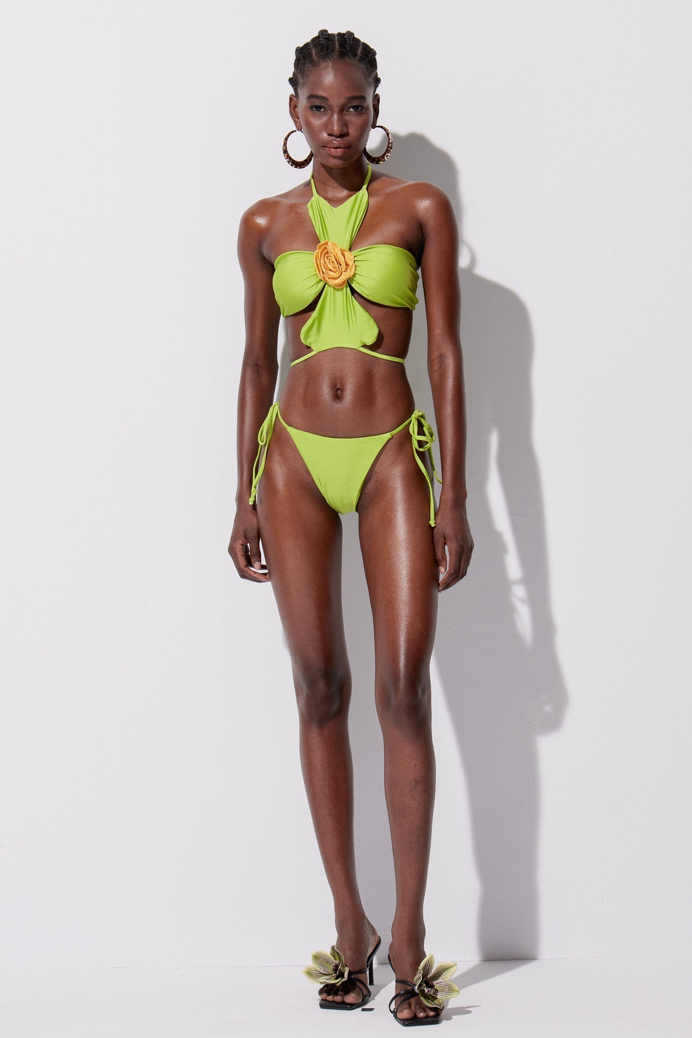 Flower Three Piece Swimwear