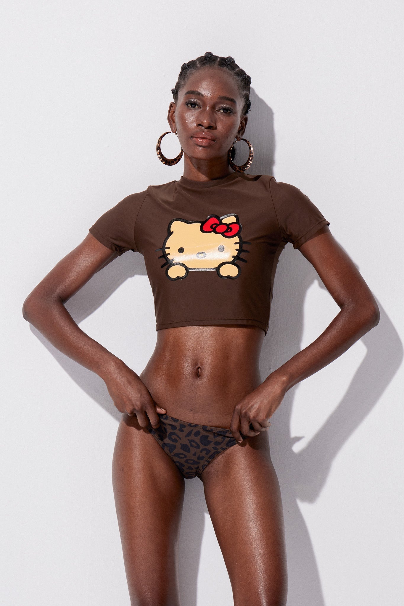 Print Halter Neck Swimwear