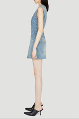 Mini Dress in Blue