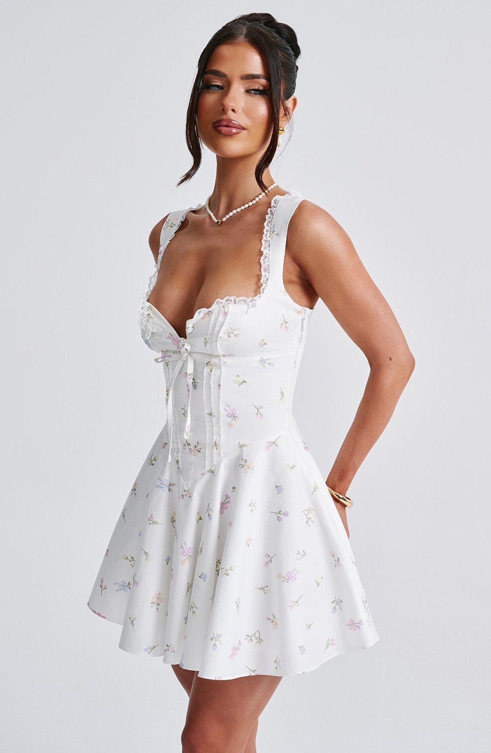 Mini Dress - Floral Print