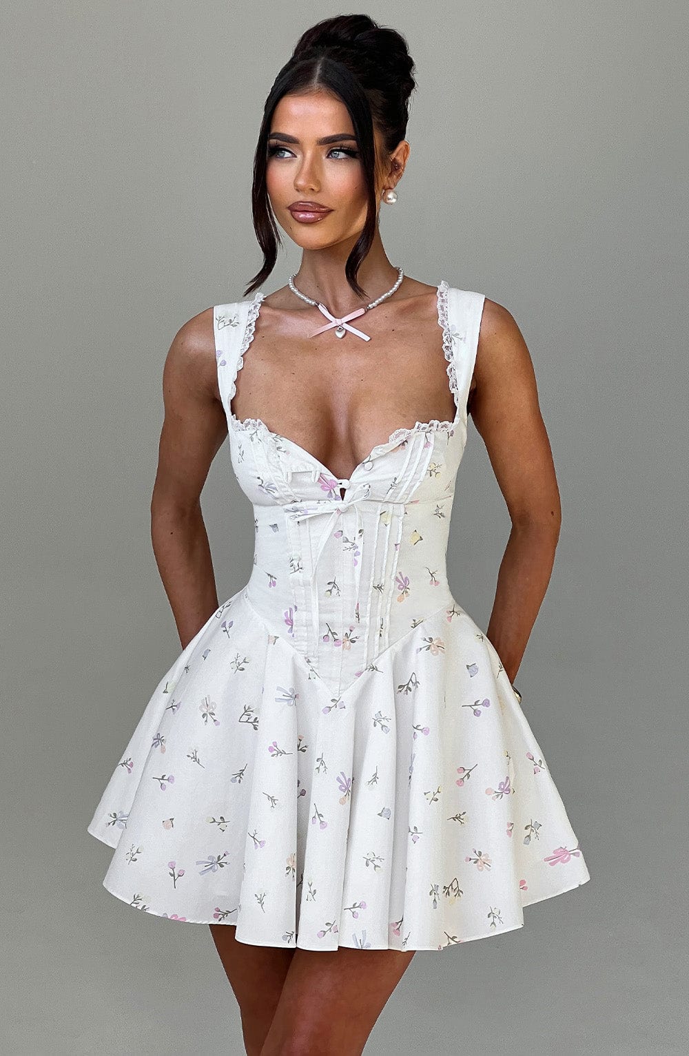 Mini Dress - Floral Print